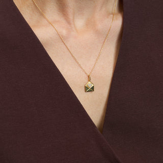 Love Note Kolye | 14 Ayar Altın