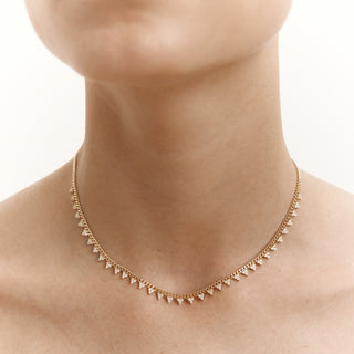 Luminary Fringe Kolye | 14 Ayar Altın