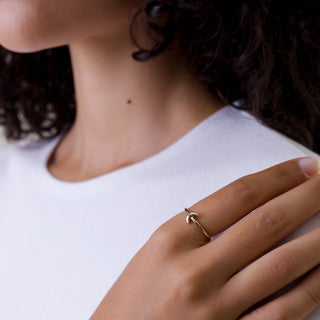 Lunar Gleam Yüzük | 14 Ayar Altın