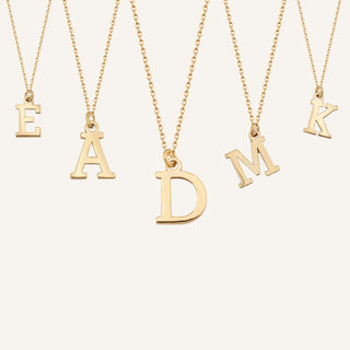 Mini Letter Kolye | 14 Ayar Altın
