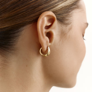 Mist Küpe | 14 Ayar Altın