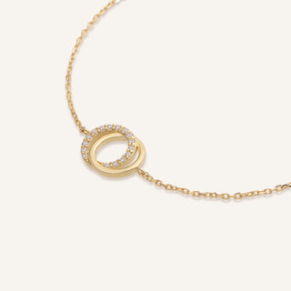 Mooncrest Bileklik | 14 Ayar Altın