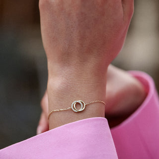 Mooncrest Bileklik | 14 Ayar Altın