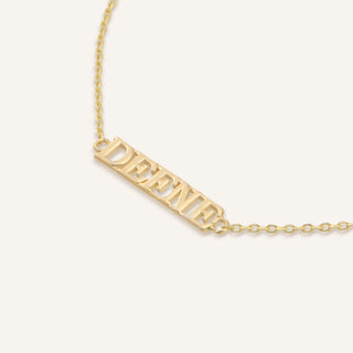 Name Bileklik | 14 Ayar Altın