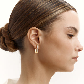 Night Glow Küpe | 14 Ayar Altın