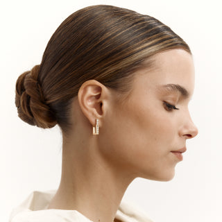 Night Glow Küpe | 14 Ayar Altın