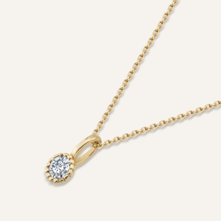 Nisan Doğum Taşı Kolye | 14 Ayar Altın