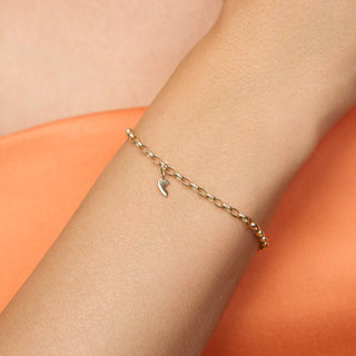 Right Twin Love Charm | 14 Ayar Altın