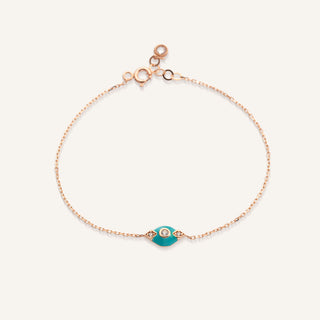 Rose Skyshine Bileklik | 14 Ayar Altın