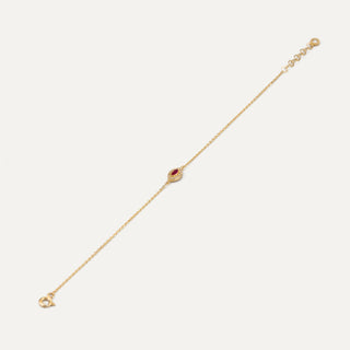 Purple Dream Bileklik | 14 Ayar Altın