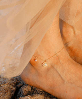 Seashell Halhal | 14 Ayar Altın