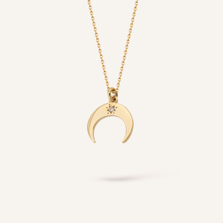 Selene Kolye | 14 Ayar Altın