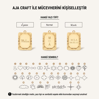 Self Kolye Ucu | 14 Ayar Altın