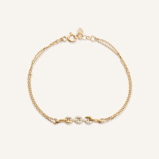 Serene Chain Bileklik | 14 Ayar Altın