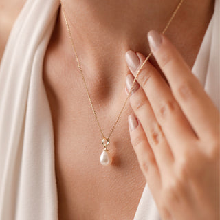 Serenity Pearl Kolye | 14 Ayar Altın