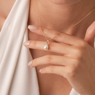 Serenity Pearl Kolye | 14 Ayar Altın