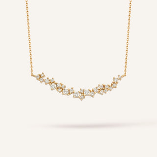 Shining Flower Kolye | 14 Ayar Altın