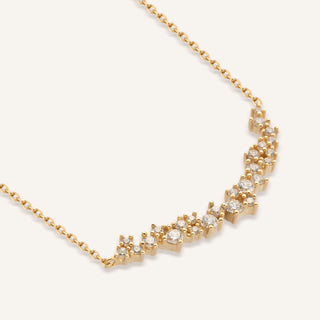 Shining Flower Kolye | 14 Ayar Altın