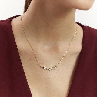 Shining Flower Kolye | 14 Ayar Altın