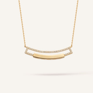 Shiny Plate Kolye | 14 Ayar Altın