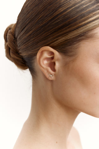 Shiny Ribbon Küpe | 14 Ayar Altın