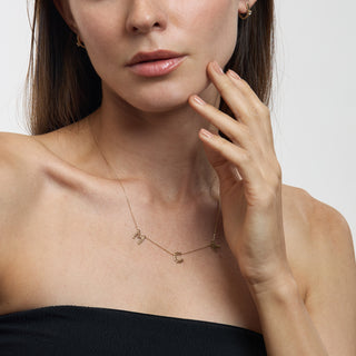 Signature Kolye | 14 Ayar Altın