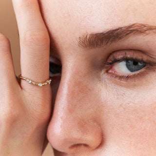 Solar Yüzük | 14 Ayar Altın