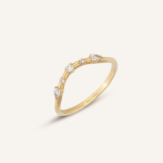 Solar Yüzük | 14 Ayar Altın