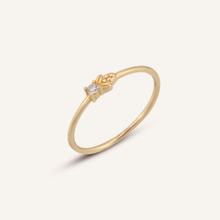 Solitaire Yüzük | 14 Ayar Altın