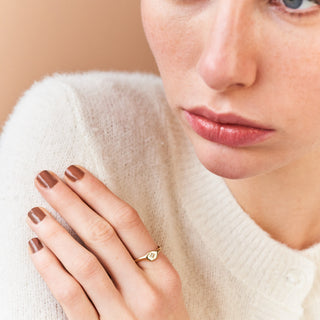 Star Face Yüzük | 14 Ayar Altın