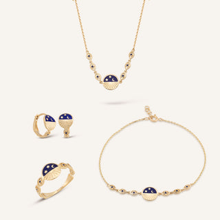 Staryy Night Küpe | 14 Ayar Altın