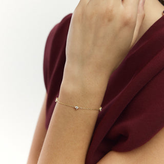 Three Crown Bileklik | 14 Ayar Altın