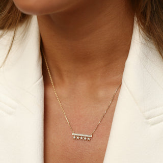 Whisperline Kolye | 14 Ayar Altın