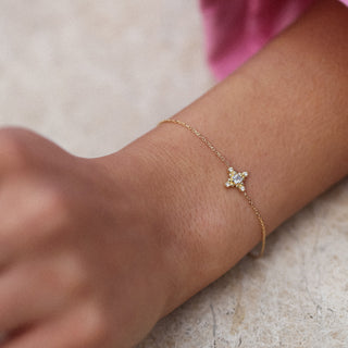 White Age Bileklik | 14 Ayar Altın