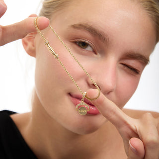 Written Love Klips Charm | 14 Ayar Altın