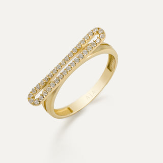 Linear Yüzük | 14 Ayar Altın