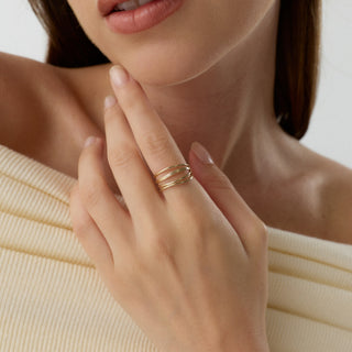 Adrine Yüzük | 14 Ayar Altın