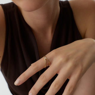 Amelira Yüzük | 14 Ayar Altın