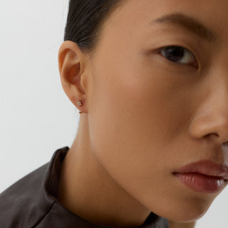 Amire Tek Küpe | 14 Ayar Altın