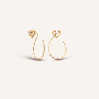 Elora Küpe | 14 Ayar Altın