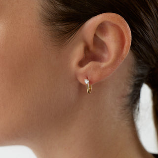 Serinelle Küpe | 14 Ayar Altın