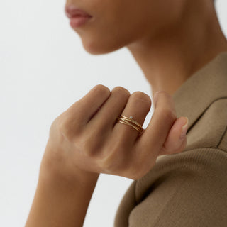 Celvine Yüzük | 14 Ayar Altın