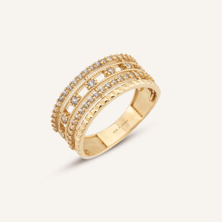 Moraina Yüzük | 14 Ayar Altın