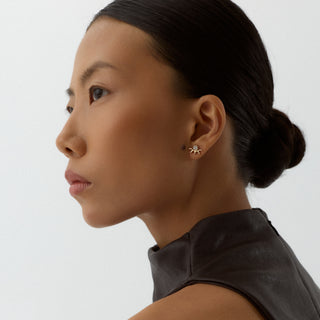 Clovia Kombin Küpe | 14 Ayar Altın