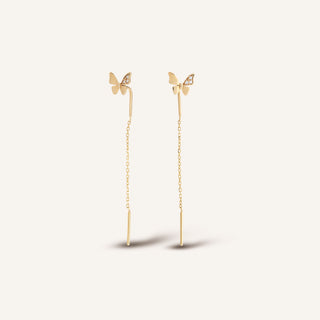 Corvia Küpe | 14 Ayar Altın