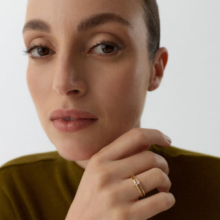 Crystallum Yüzük | 14 Ayar Altın