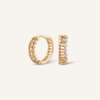 Cynara Küpe | 14 Ayar Altın