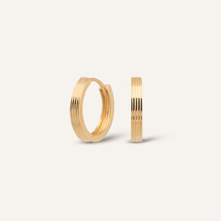 Dikor Halka Küpe | 14 Ayar Altın