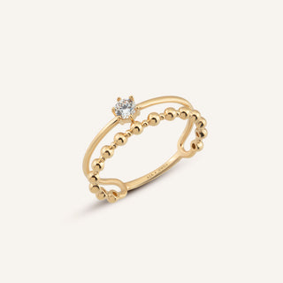 Elymara Yüzük | 14 Ayar Altın