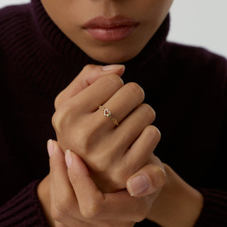 Evira Yüzük | 14 Ayar Altın